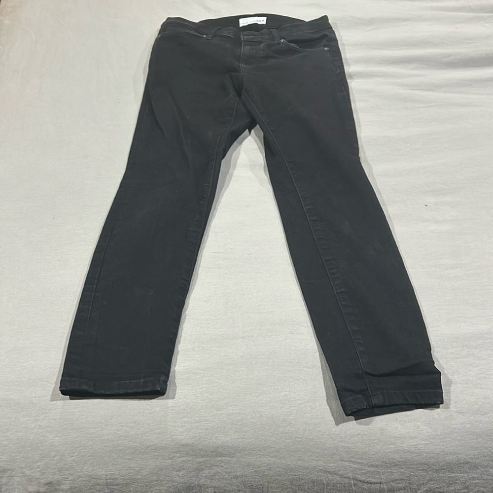Loft, black jeans.